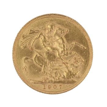1907 Edward VII Full Sovereign Coin