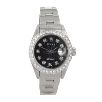 Rolex Custom Oyster Perpetual Date Pre Owned Watch Ref 79160