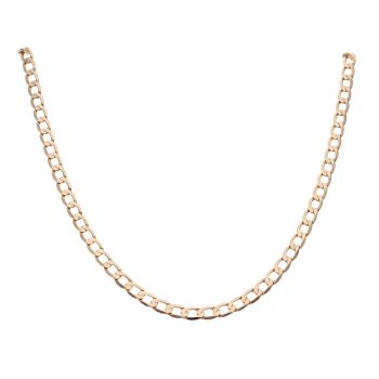 9ct Yellow Gold Curb Chain 20"