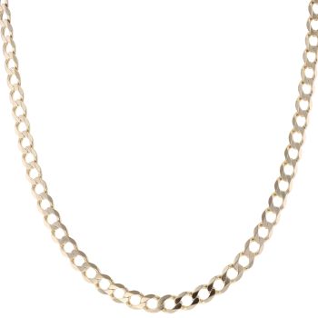 9ct Yellow Gold Curb Chain 20"
