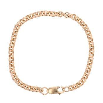 9ct Yellow Gold Belcher Bracelet 7.5"