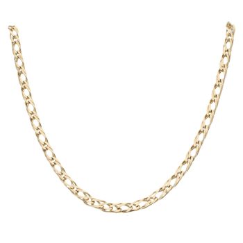 9ct Yellow Gold Double Curb Chain 20"