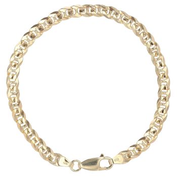 9ct Yellow Gold Anchor Bracelet 7"