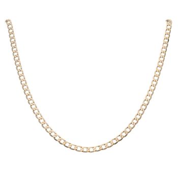 9ct Yellow Gold Curb Chain 20"