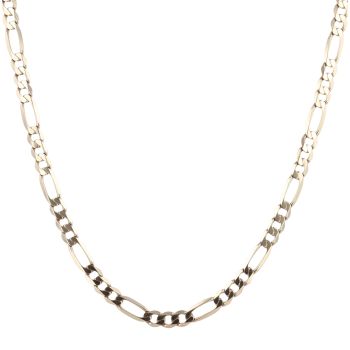 9ct Yellow Gold Figaro Chain 20"