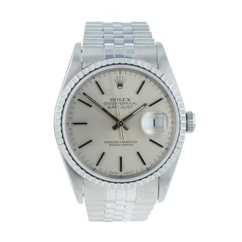 Rolex Datejust Pre Owned Watch Ref 16220