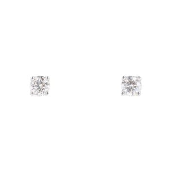 18ct White Gold 0.50ct Diamond Stud Earrings