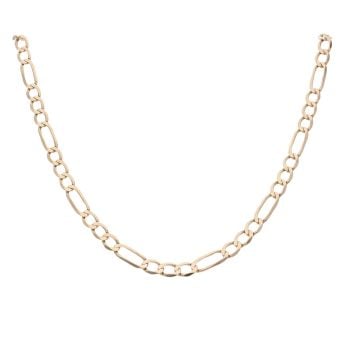 9ct Yellow Gold Figaro Chain 20"