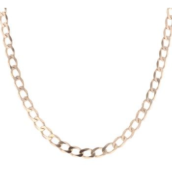 9ct Yellow Gold Curb Chain 20"