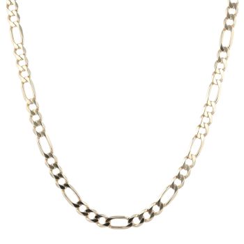 9ct Yellow Gold Figaro Chain 24"