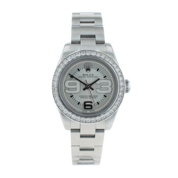 Rolex Custom Oyster Perpetual Pre Owned Watch Ref 176200