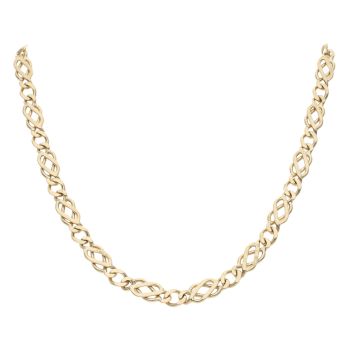 9ct Yellow Gold Celtic Chain 18"