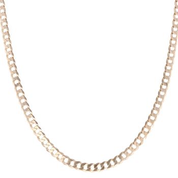 9ct Yellow Gold Curb Chain 18"