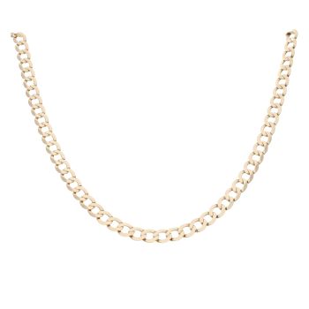 9ct Yellow Gold Curb Chain 20"