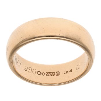 9ct Yellow Gold Wedding Band 6mm