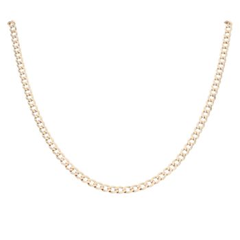 9ct Yellow Gold Curb Chain 20"