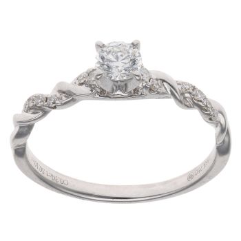 18ct White Gold 0.40ct Brilliant Cut Diamond Solitaire Ring