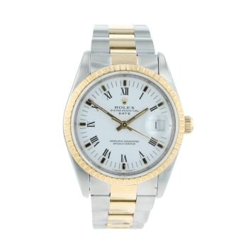 Rolex Oyster Perpetual Date Pre Owned Watch Ref 15233