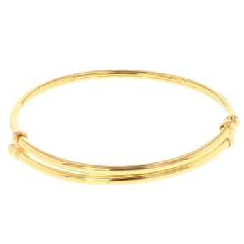 22ct Yellow Gold Child's Plain Bangle