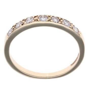 9ct Yellow Gold 0.35ct Diamond Eternity Ring