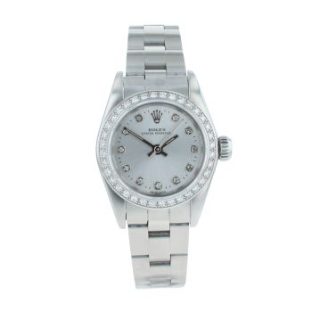 Rolex Custom Oyster Perpetual Pre Owned Watch Ref 67180