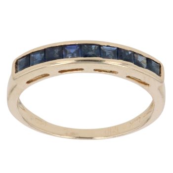 14ct Yellow Gold Sapphire Ring