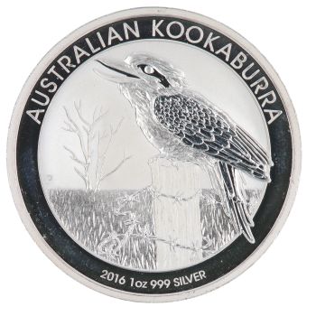 2016 1oz Elizabeth II Australian Kookaburra Coin