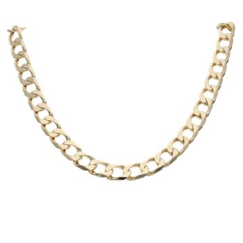 9ct Yellow Gold Curb Chain 24"