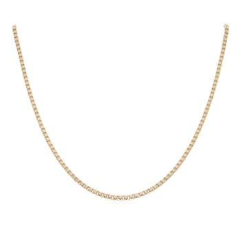 9ct Yellow Gold Box Chain 20"