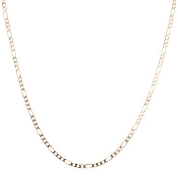 9ct Yellow Gold Figaro Chain 18"