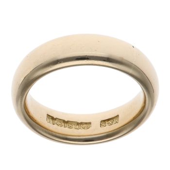 18ct Yellow Gold Plain Wedding Band 5.6mm