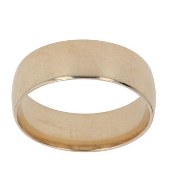 9ct Yellow Gold Wedding Band 6.1mm