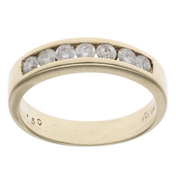 9ct Yellow Gold 0.50ct Diamond Eternity Ring