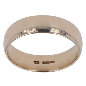 9ct Yellow Gold 6.1mm Wedding Band
