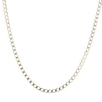 9ct Yellow Gold Curb Chain 20"