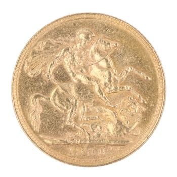 1900 Victoria Full Sovereign Coin