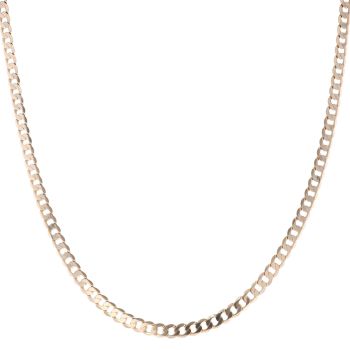 9ct Yellow Gold Curb Chain 18"