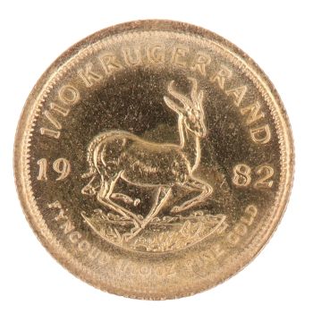 1982 1/10oz South Africa Krugerrand Coin