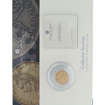 1887 Victoria Jubilee Head UK Full Sovereign Coin Sealed