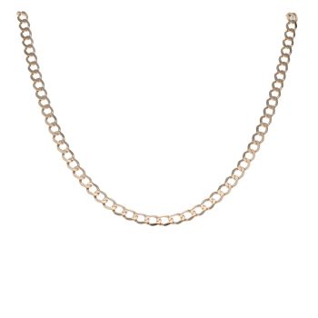 9ct Yellow Gold Curb Chain 20"