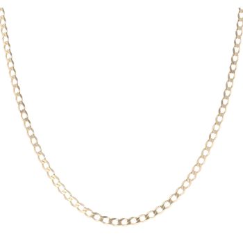 9ct Yellow Gold Curb Chain 20"