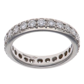 Platinum 1.25ct Brilliant Cut Diamond Eternity Ring