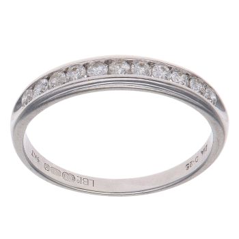 9ct White Gold 0.25ct Brilliant Cut Diamond Eternity Ring