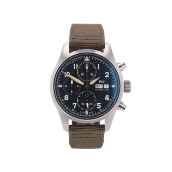 IWC Spitfire Chronograph Pre Owned Watch Ref IW387901