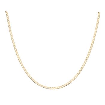 9ct Yellow Gold Curb Chain 20"