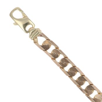 9ct Yellow Gold Curb Bracelet 8.5"