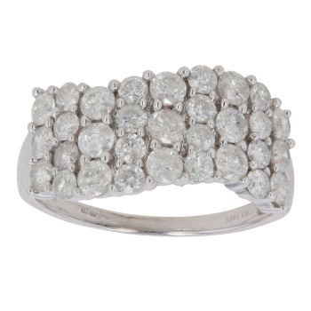 9ct White Gold 2.15ct Brilliant Cut Diamond Fancy Ring