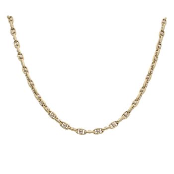 9ct Yellow Gold Sphere Fancy Chain 18"