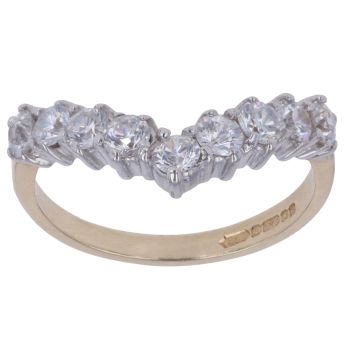 Acefeel Women's Yellow Topaz Cubic Zirconia Ring - 18K Rose Gold Plated Statement Ring - View #9
