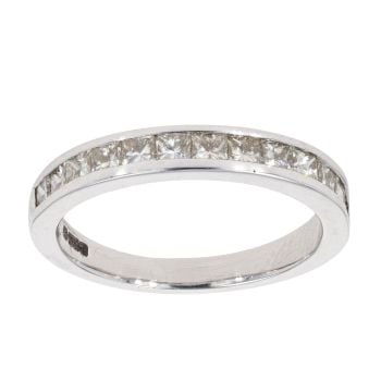 18ct White Gold 0.50ct Diamond Eternity Ring
